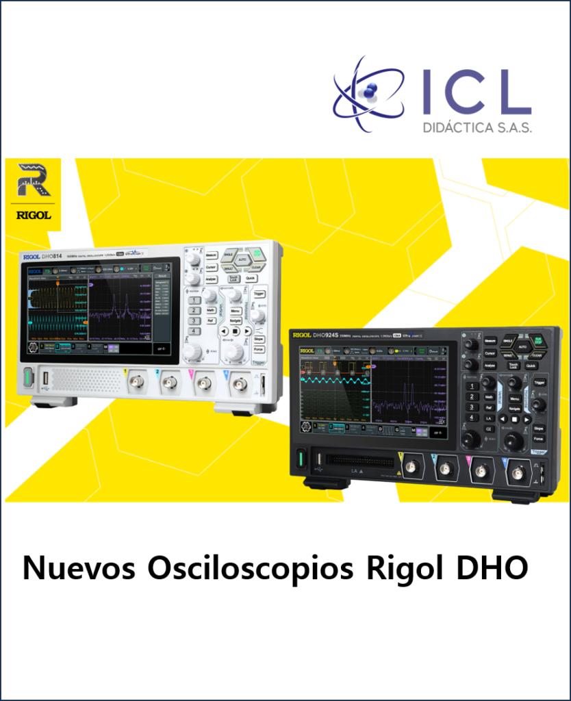 Nuevos Osciloscopios serie DHO de Rigol